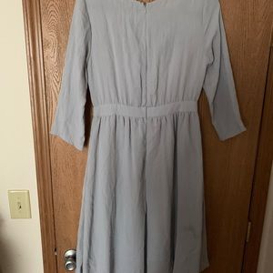 Baby blue midi dress